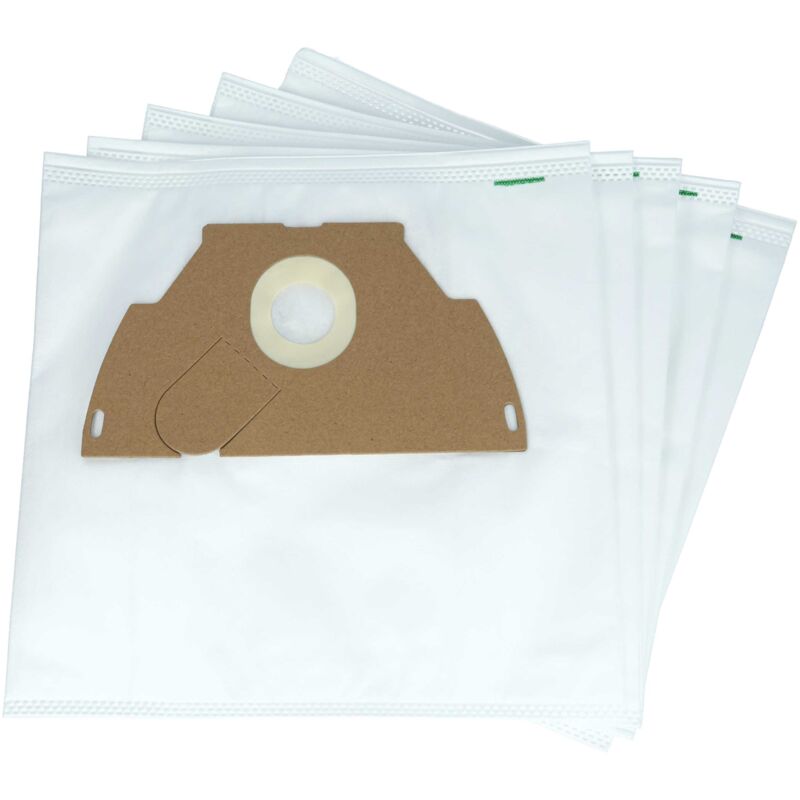 foto del prodotto 10x sacchetto compatibile con electrolux z 1176 e, z 1190 e, z 1190 mondo b aspirapolvere in microfibra, 28cm x 21,5cm, bianco vhbw
