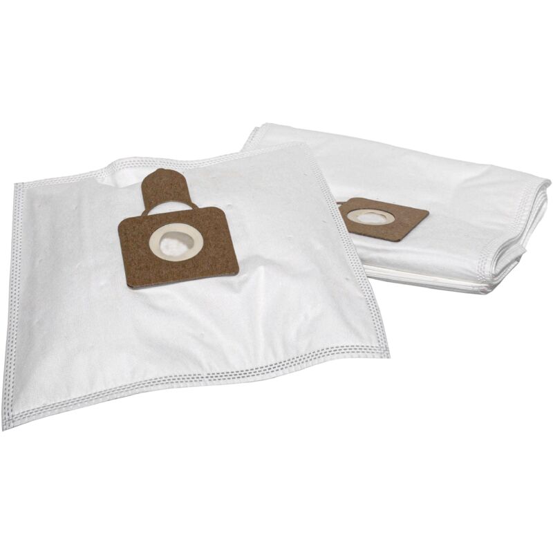 foto del prodotto 10x sacchetto compatibile con hoover diva dv 70, dv 71 dv20, dvg 1100 2099 aspirapolvere in microfibra, 28cm x 20cm, bianco vhbw