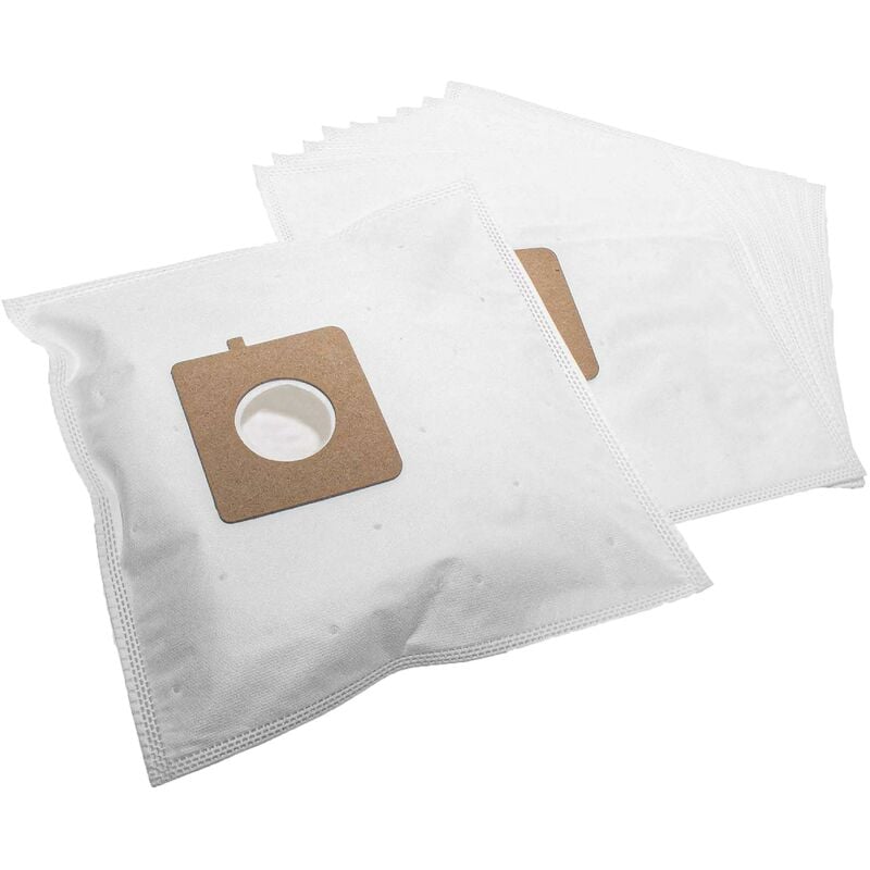 foto del prodotto 10x sacchetto compatibile con lg electronics v 2900, v 3300 - 3399 reb rey rtp aspirapolvere - in microfibra, 30,5cm x 17cm, bianco - vhbw