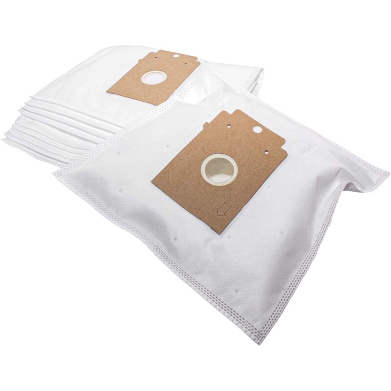 foto del prodotto 10x sacchetto compatibile con siemens smily vs01g400, vs01g500 aspirapolvere microfibra, tipo k, 28cm x 19cm bianco vhbw