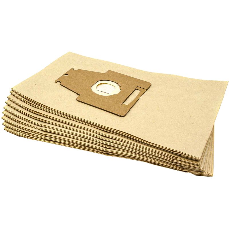 foto del prodotto 10x sacchetto compatibile con siemens vs 08g2025 03, 08g2026 03, 08g2030, 08g2030 01, 08g2030 03 aspirapolvere - in carta, 34cm x 20,5cm - vhbw