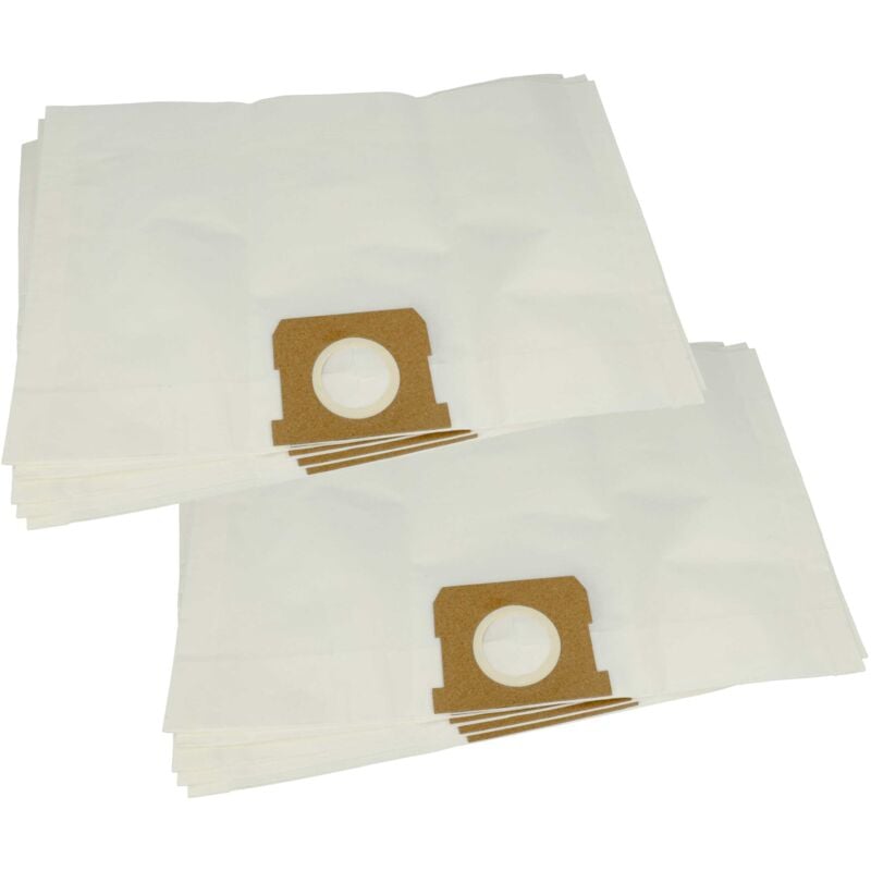 foto del prodotto 10x sacchetto compatibile con stihl se 33 aspirapolvere carta cartone, 30cm x 48cm bianco vhbw