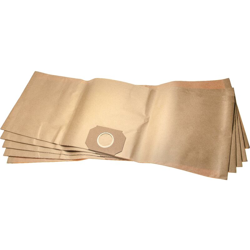 foto del prodotto 10x sacchetto compatibile con thomas inox 1530, inox 30 professional, 826 sde, 926 aspirapolvere carta, 32cm x 90cm beige vhbw