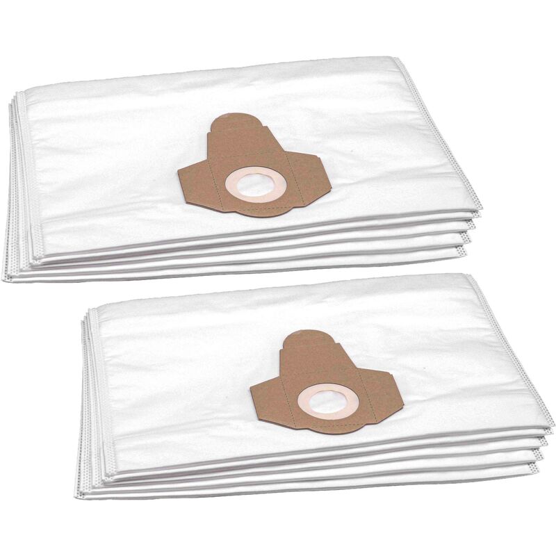 foto del prodotto 10x sacchetto compatibile con vetrella as 2000 / as2000, 16, 3550, 3610, 3615, 4295 aspirapolvere - in microfibra, 45cm x 30cm - vhbw