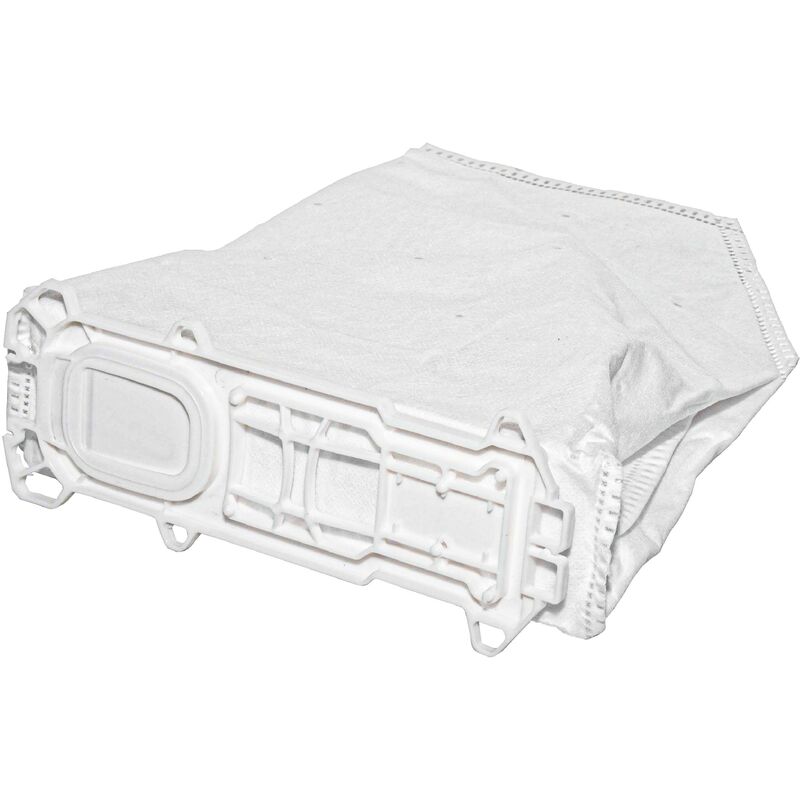 foto del prodotto 10x sacchetto compatibile con vorwerk folletto vk135, vk135sc, vk136, vk 135, vk 136 aspirapolvere in microfibra, 31cm x 23cm, bianco vhbw