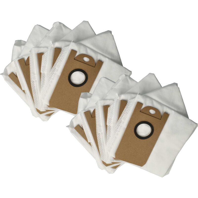 foto del prodotto 10x sacchetto per la polvere compatibile con honiture q6 robot aspirapolvere sacchetto per la stazione di aspirazione vhbw