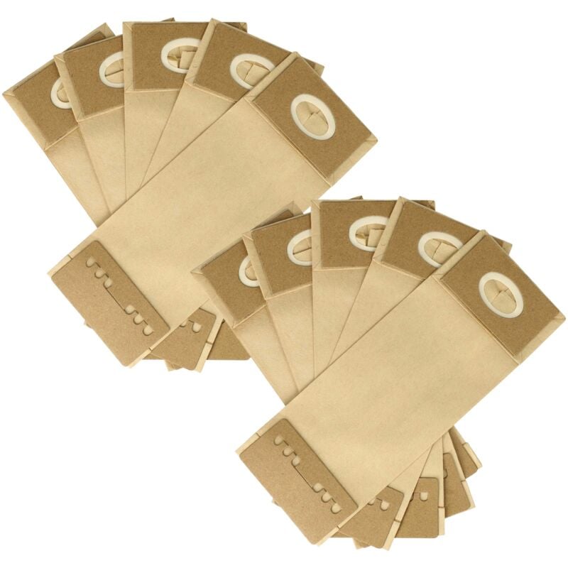 foto del prodotto 10x turbo-filtro compatibile con festool turbo ets 125, ets 125eq plus levigatrice - sacchetto in carta per polvere set - vhbw