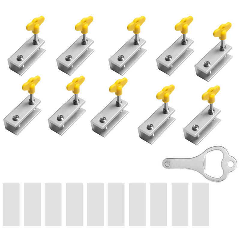 foto del prodotto 11 vetri per finestre in alluminio sicurezza bambini microvetri verticali e orizzontali per verande per casa, camera da letto, garage,