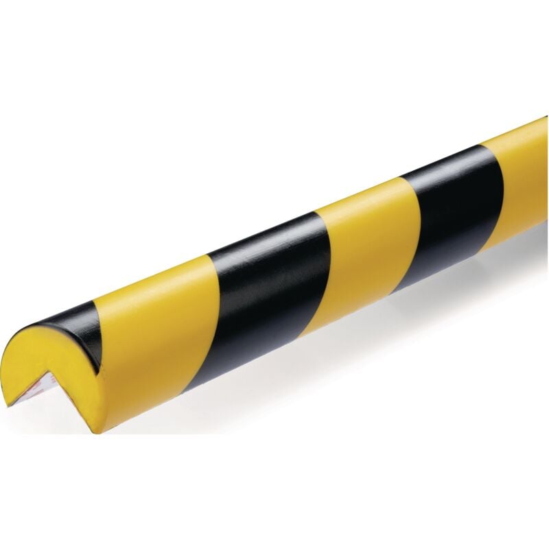 foto del prodotto 1100130 protezione degli angoli nero, giallo l x l x a 1000 x 40 x 30 mm durable