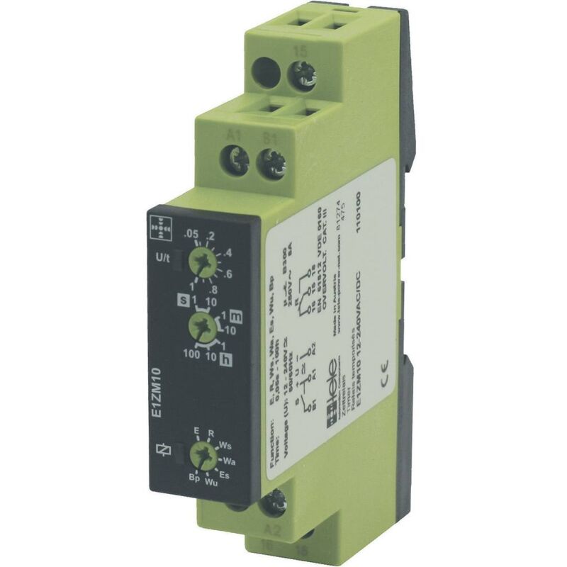 foto del prodotto 110200 e1zm10 24 240vac dc rel temporizzato multifunzionale 1 pz. 1 scambio tele
