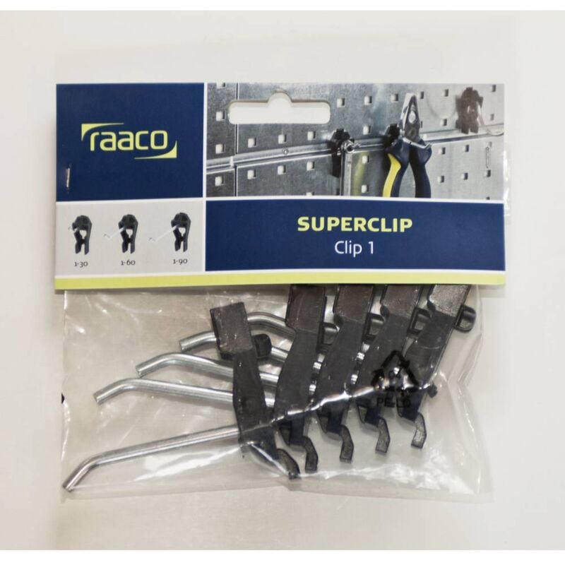 foto del prodotto 110532 ganci per utensili clip mix 53 1 pz. raaco