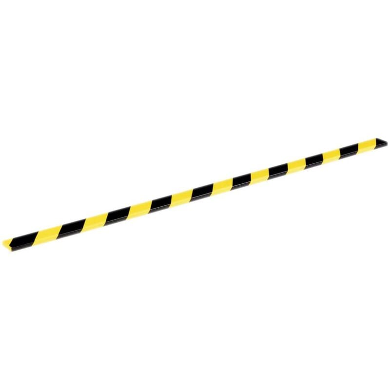 foto del prodotto 1107130 profilo di protezione nero, giallo l x l x a 1000 x 40 x 10 mm durable