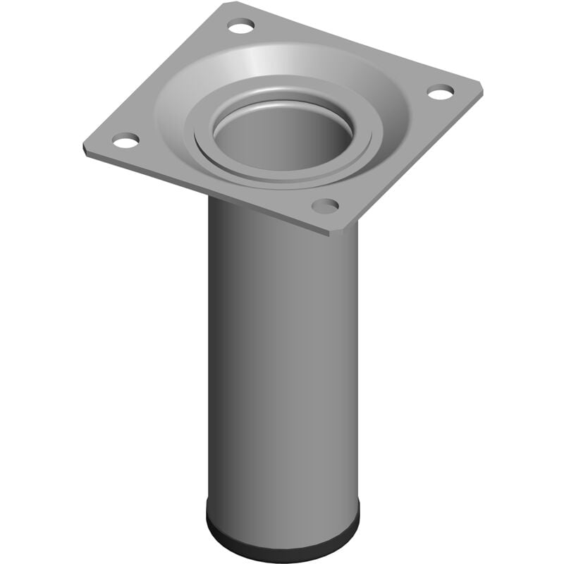 foto del prodotto 11100 00072 gambe in acciaio a base rotonda, bianco, 70 cm element system