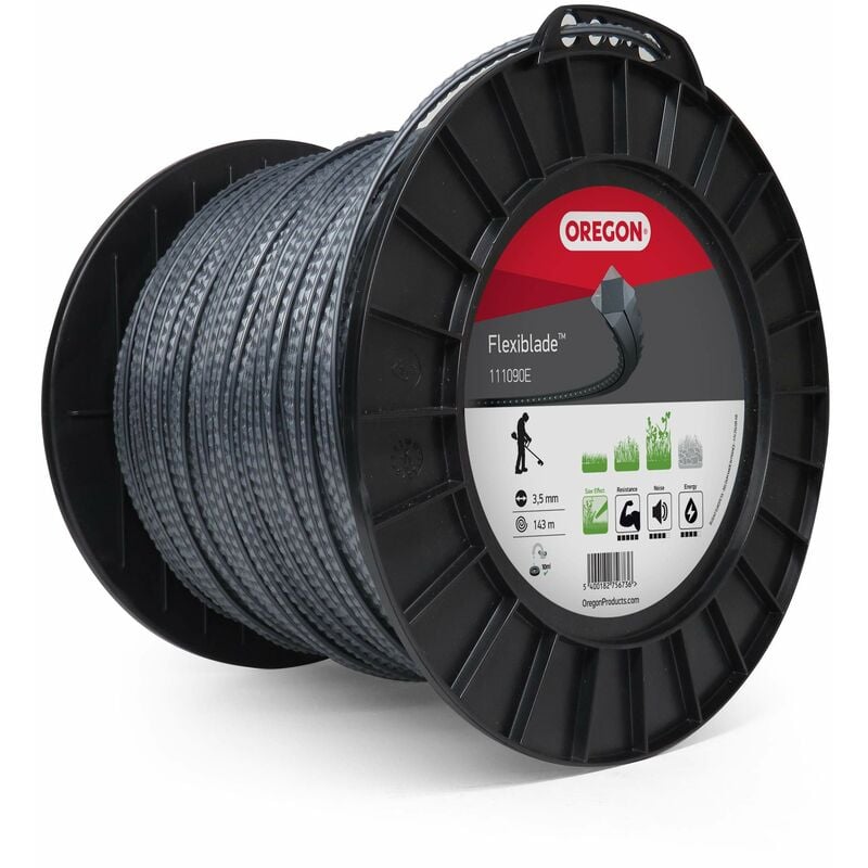 foto del prodotto 111090e, flexiblade, bobina di filo di nylon per decespugliatore, 3.5 mm x 143 m oregon