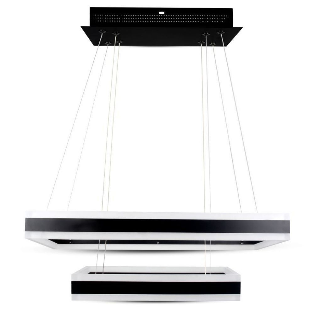foto del prodotto 113 w morbido lampadario dimmabile 3000k nero 3000k