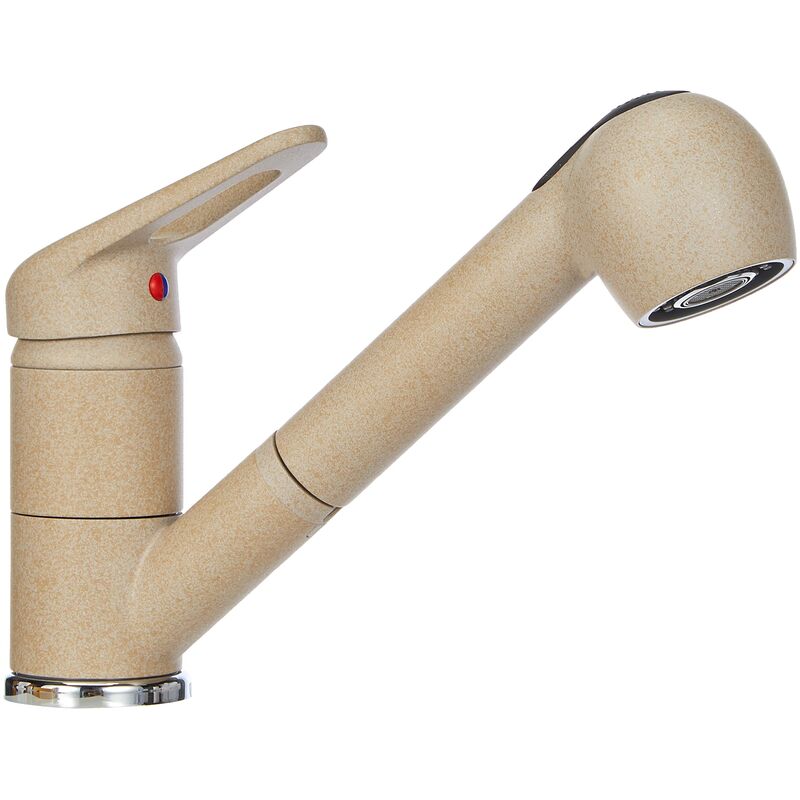 foto del prodotto 1150030732 740 - rubinetto ad alta pressione con doccetta estraibile, beige - franke