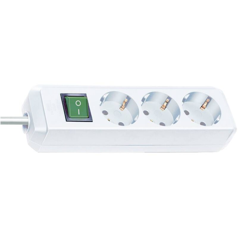 foto del prodotto 1152320400 multipresa bianco schuko 1 pz. brennenstuhl