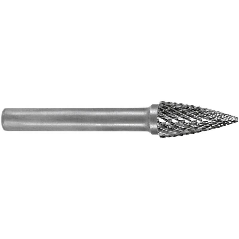 foto del prodotto 116025 punta fresatrice metallo temprato archivio ovale 6 mm lunghezza 58 mm diametro albero 6 mm ruko