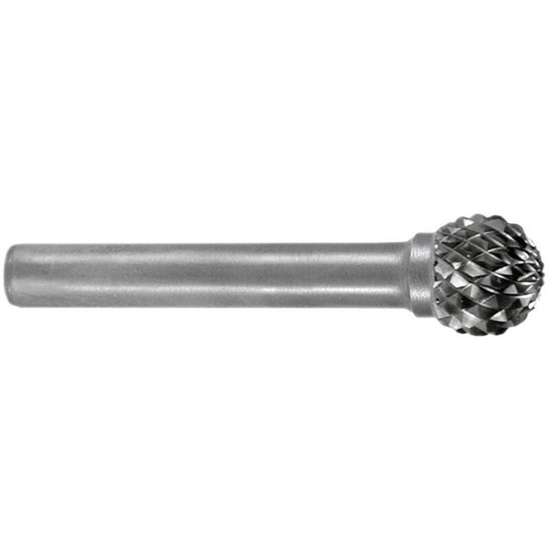 foto del prodotto 116042 punta fresatrice metallo temprato sfera 8 mm lunghezza 47 mm diametro albero 6 mm ruko