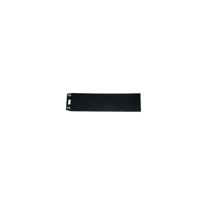 foto del prodotto 1168 100 set 10 cartellini portanome, alpha, pulsante singolo nero urmet