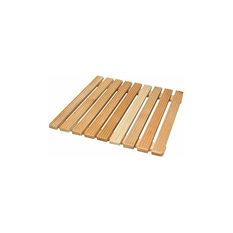 foto del prodotto 116887 pedana quadrata in legno per doccia, multicolore acquastilla