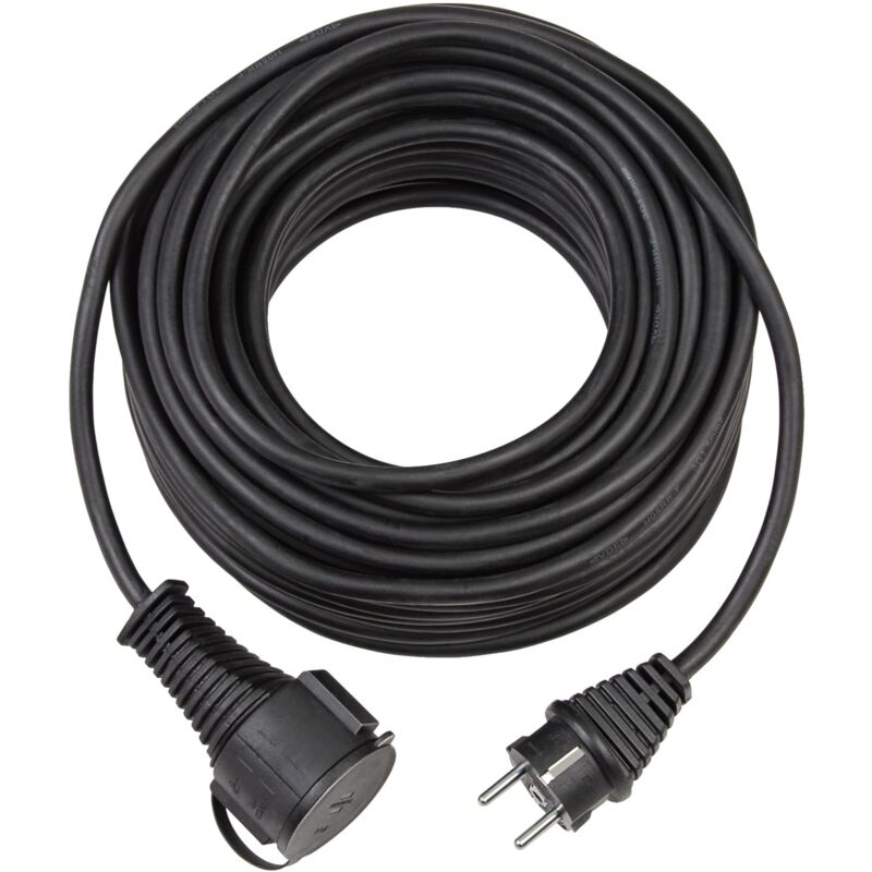 foto del prodotto 1169900 alimentazione prolunga nero 25.00 m at n05v3v3 f 3g 1,5 mm brennenstuhl