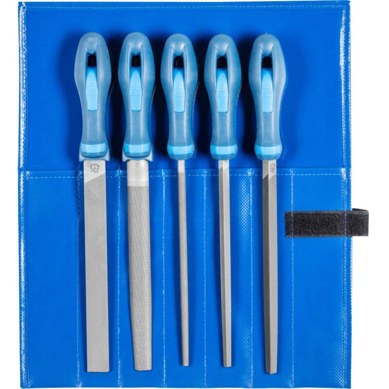 foto del prodotto 11800533 kit di lime da officina hieb 3 in borsa a rullo in pvc lunghezza 200 mm 1 pz. - pferd