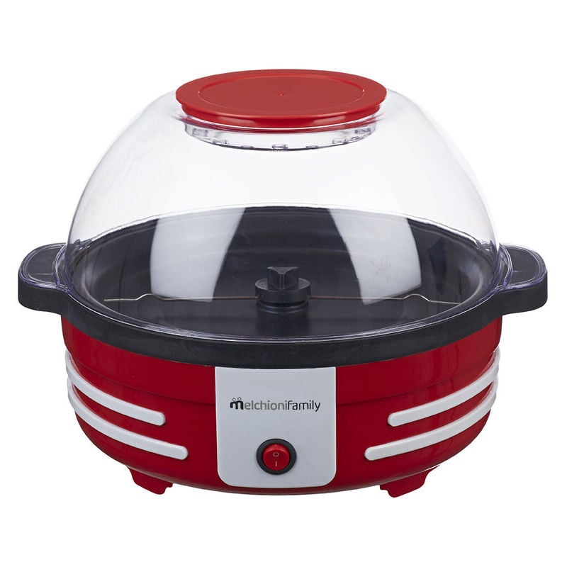 foto del prodotto 118370002 macchina per popcorn rosso, trasparente, bianco 850 w melchioni