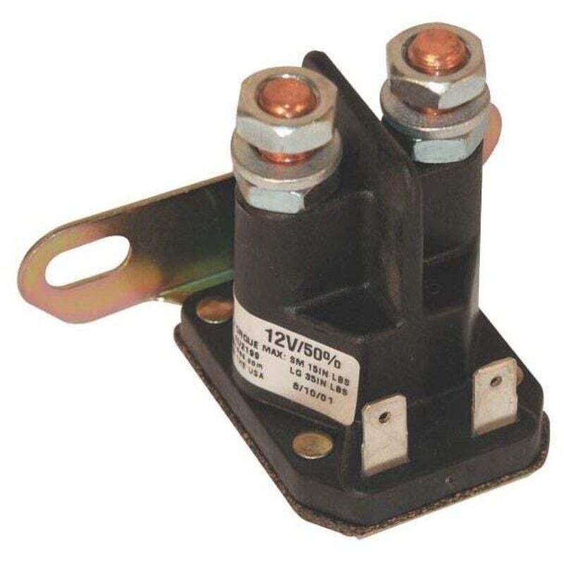 foto del prodotto 118736112 0 solenoide rel di avviamento per trattorino rasaerba castelgarden ggp stiga honda