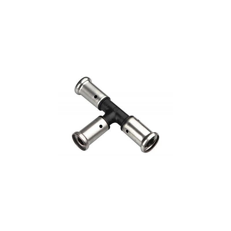 foto del prodotto 11pk raccordo tee ridotto 26x26x16 mm pvdf a pressare 11pk262616