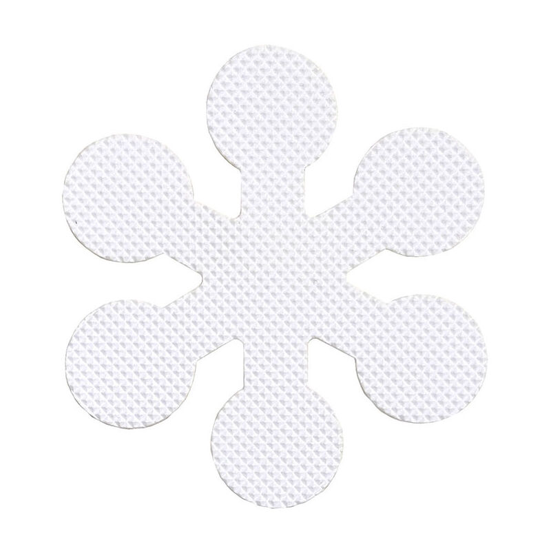 foto del prodotto 12 adesivi antiscivolo per vasca da bagno e doccia, adesivi antiscivolo di sicurezza a forma di fiocco di neve proteggono efficacemente neonati e