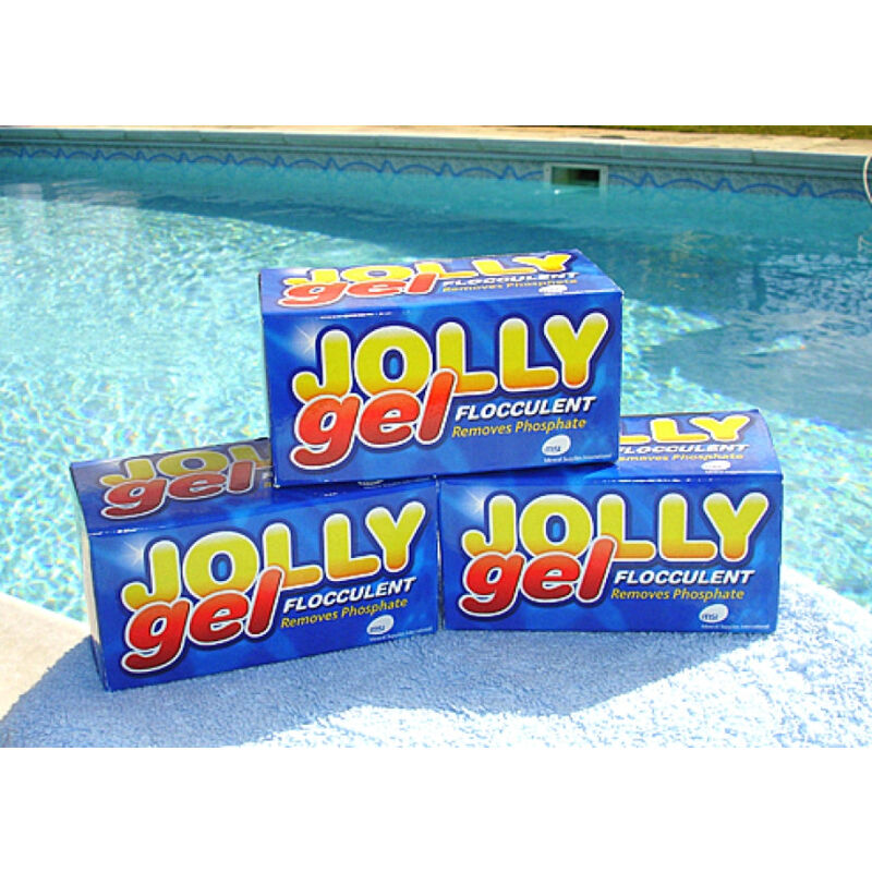 foto del prodotto 12 cubetti jolly gel flocculante in gel per chiarificare l acqua della piscina