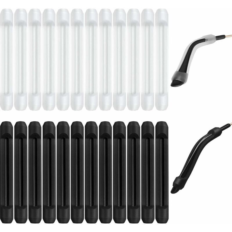 foto del prodotto 12 paia cuscinetti per occhiali in silicone ganci per le orecchie per occhiali antiscivolo porta occhiali per presbiti set di 2 colori xvx