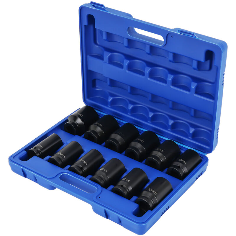 foto del prodotto 12 pezzi 3 4 unit deep impact socket 24 41mm remover installer tool kit