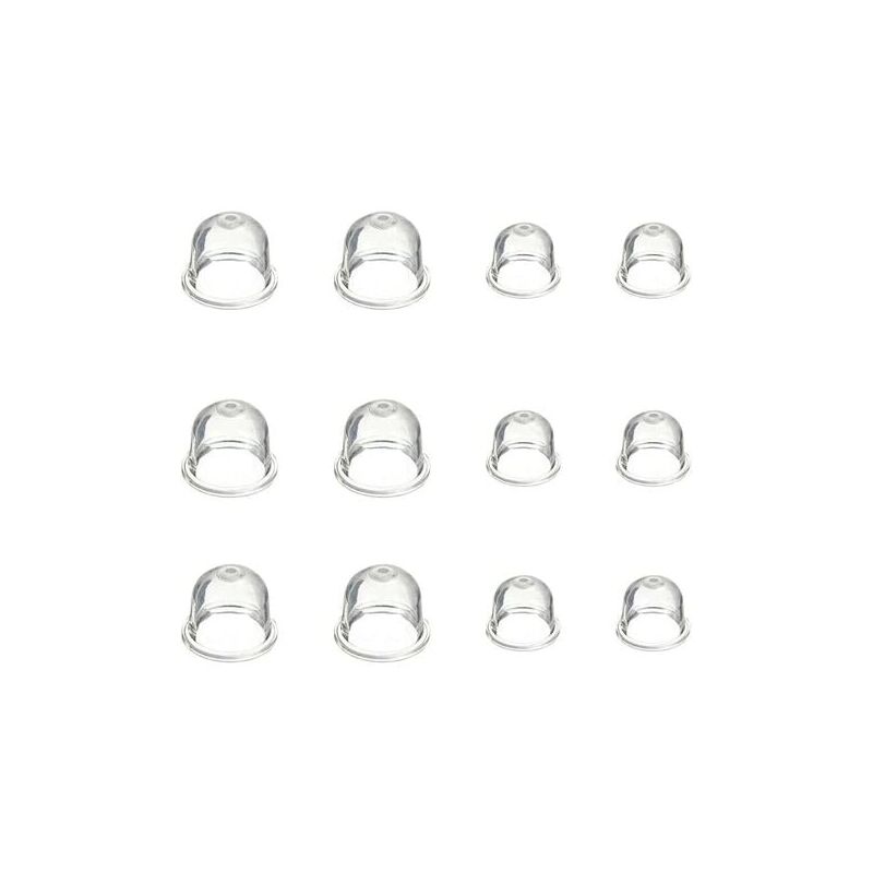 foto del prodotto 12 pezzi di pompetta di innesco per carburatore da 19 mm e 22 mm, accessori per carburatore per decespugliatore, motosega, soffiatore e tosaerba.