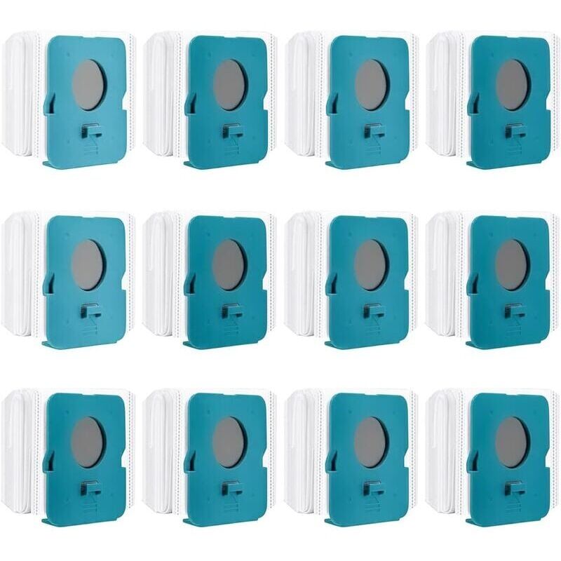 foto del prodotto 12 pezzi sacchetti per polvere clean station per samsung bespoke vs20a95923w, sacchetti di ricambio per aspirapolvere, sacchetti per aspirapolvere,