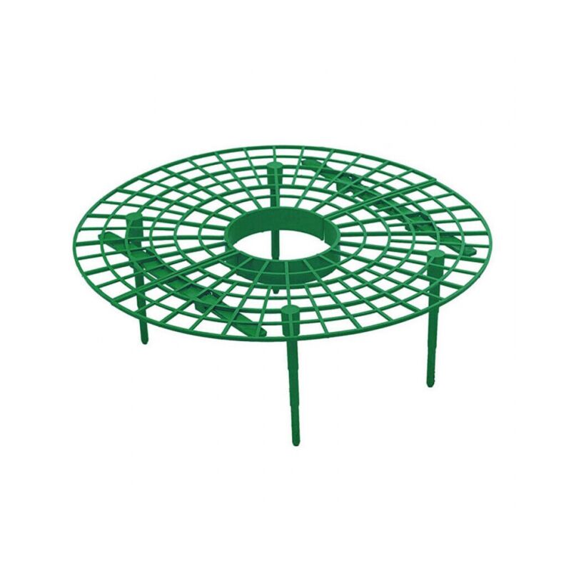 foto del prodotto 12 pezzi verde supporto per fragole, supporto per piante di fragole, piccole fragole mature, supporto per piante a rete per fragole da balcone,