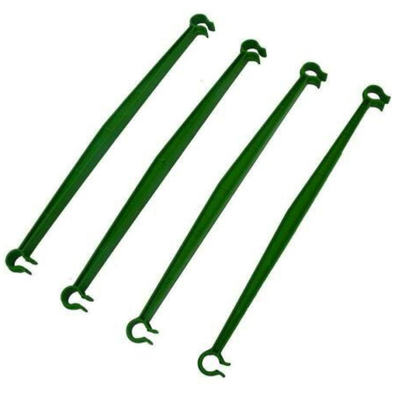 foto del prodotto 12 pz pomodori traliccio connettore palo braccio gabbia pianta palo di plastica durevole per giardino