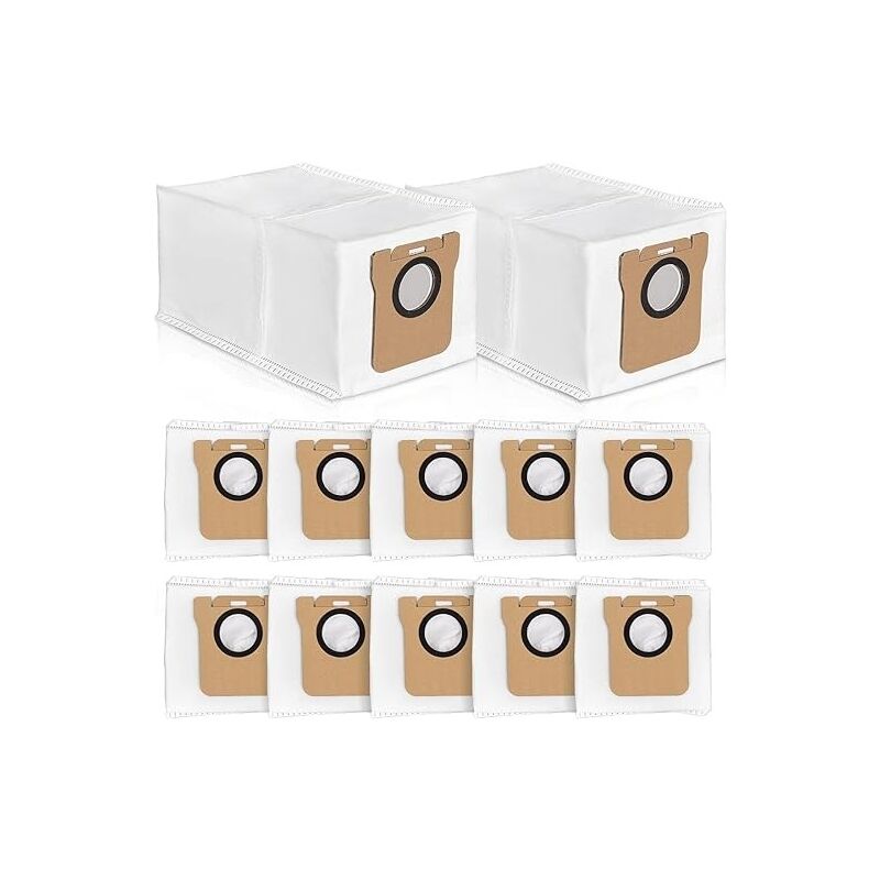 foto del prodotto 12 sacchetti antipolvere per xiaomi x10 , sacchetto di ricambio per aspirapolvere robot dreame l10 ultra l10s ultra