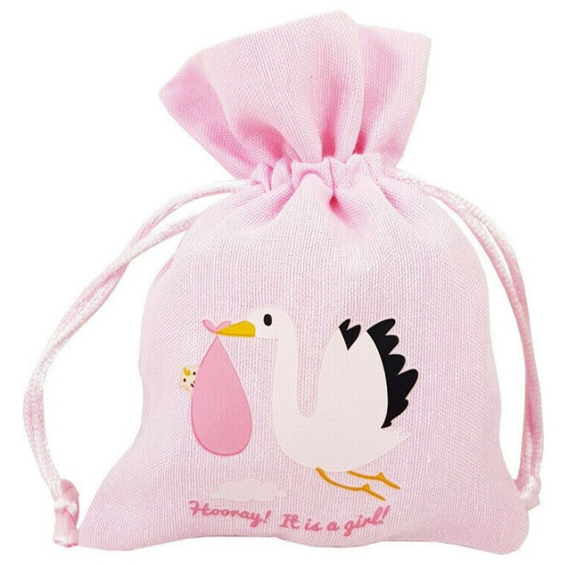 foto del prodotto 12 sacchetti cicogna rosa o celeste it s a boy girl nascita bomboniera sacchetto rosa trade shop traesio