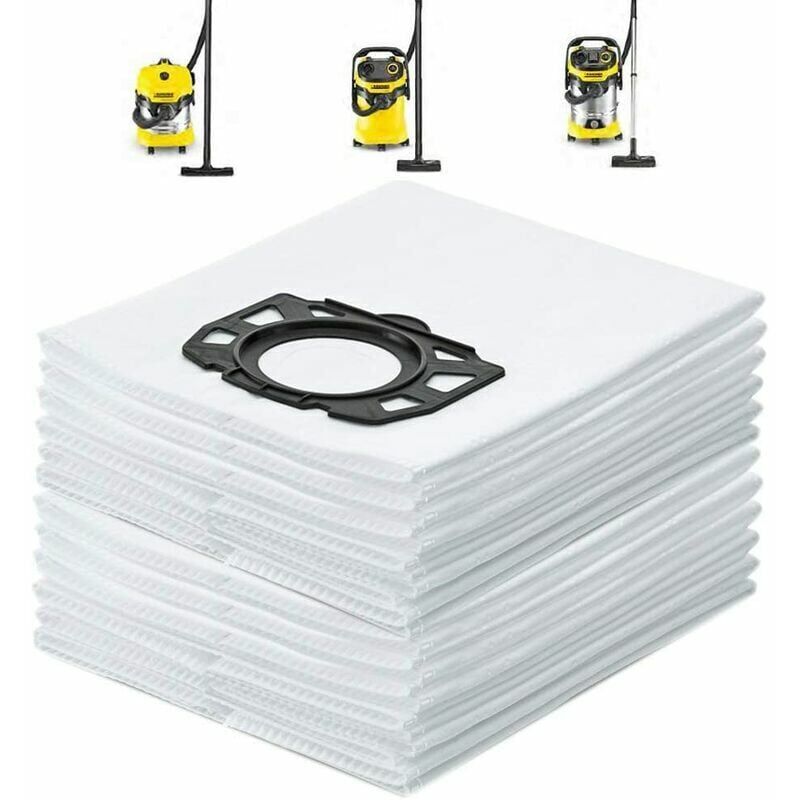foto del prodotto 12 sacchetti per aspirapolvere per karcher wd4 wd5 prodotti pi venduti
