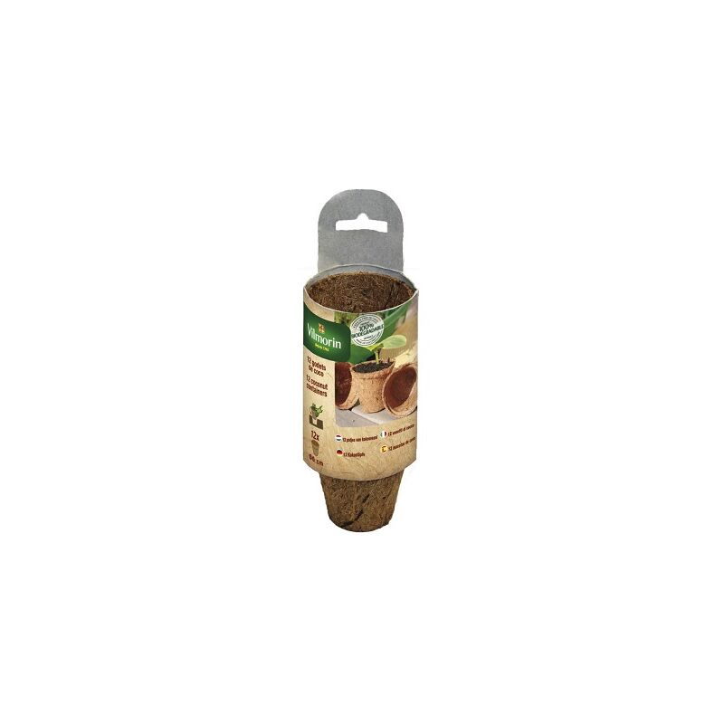 foto del prodotto 12 vaso di cocco rotondi, 6 cm vilmorin