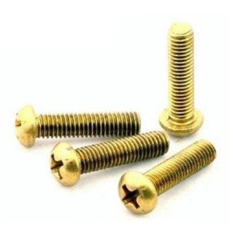 foto del prodotto 12 viti metrica ottone testa cilindricam3x20mm