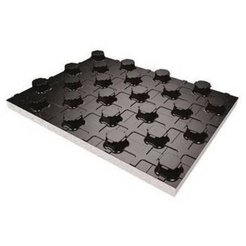 foto del prodotto 12 x pannello isolante termoformato in polistirene nero misura sp. 19mm 150kpa 1.12mq