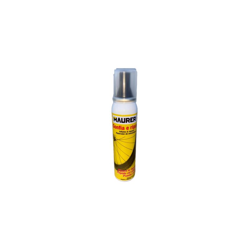 foto del prodotto 12060364 spray riparatore gonfiatore, per ruota di bicicletta 100 ml maurer