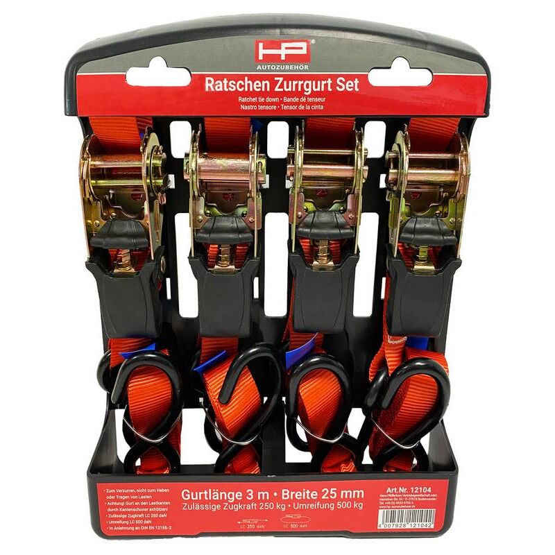 foto del prodotto 12104 cinghia di fissaggio doppia capacit di carico in trazione diretta singola diretta 250 dan l x hp autozubeh r