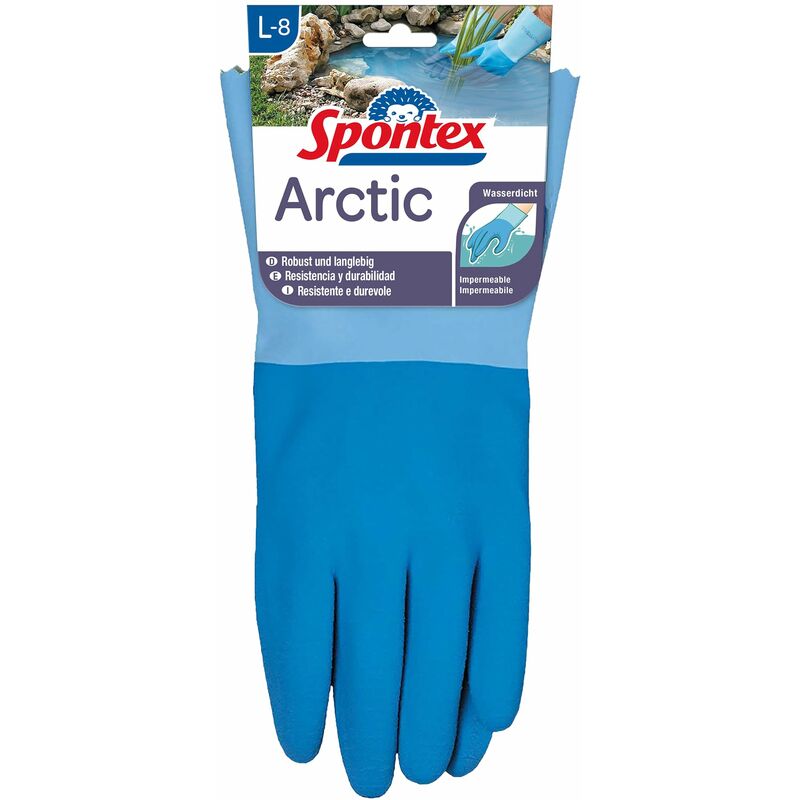 foto del prodotto 12130058 guanti speciali da giardino, tipo 5, misura 8 8,5, per lavorare con l umidit e con il freddo spontex
