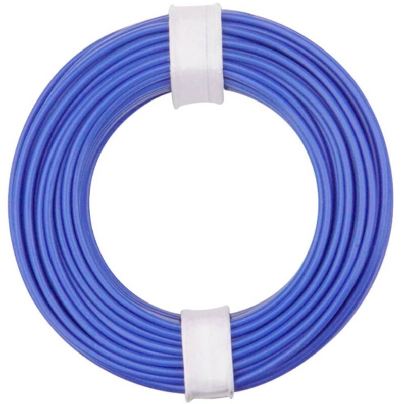 foto del prodotto 125-012 cavo per cablaggi 1 x 0.25 mm² blu 10 m - donau elektronik