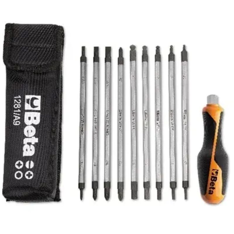 foto del prodotto 1281bg a9 set giraviti bivalenti e accessori - beta