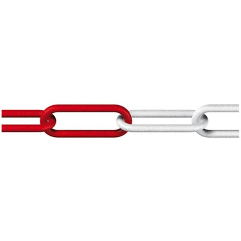 foto del prodotto 128959 catena chiusa rosso, bianco plastica 6 m d rner helmer